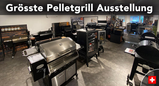 Grösste Pelletgrill Ausstellung in der Schweiz