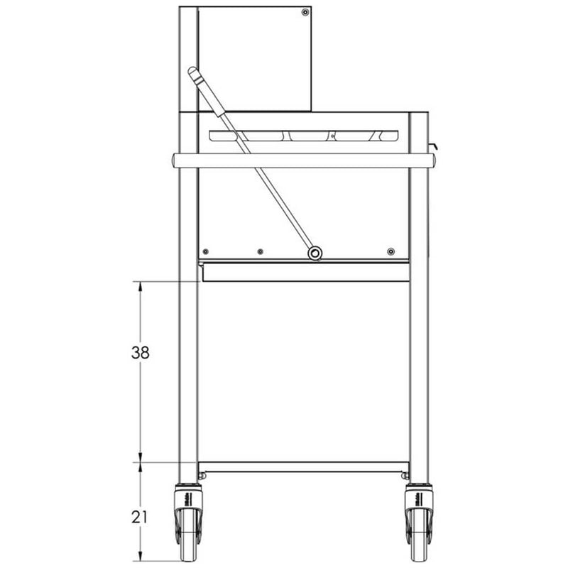 Edelstahlgrill Profistar II - Kohlengrill - Schickling-Grill