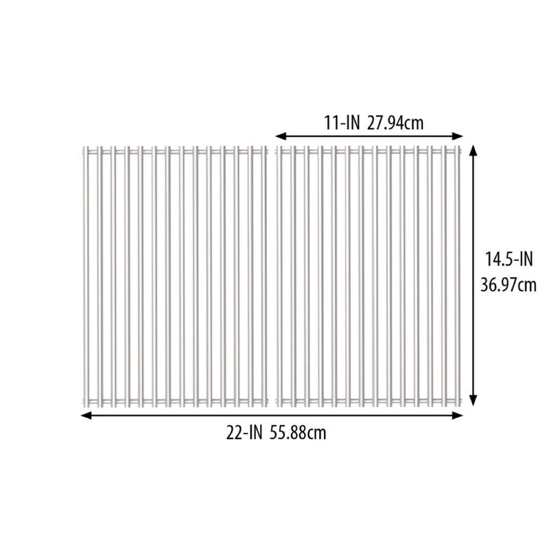 Edelstahlrost für Monarch und Royal | 37 x 27.9 cm - Ersatzteil - Broil-King