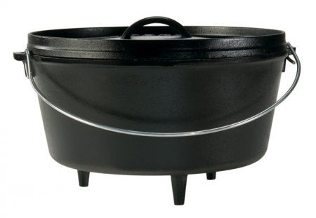 Kessel Gusseisen Camp Dutch Oven schwarz 7.6Liter - Zubehör - Lodge