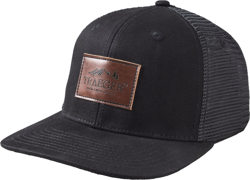 Leather Patch Trucker black - Zubehör - Traeger