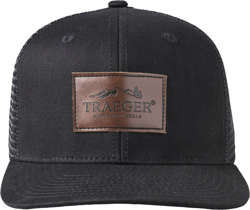 Leather Patch Trucker black - Zubehör - Traeger