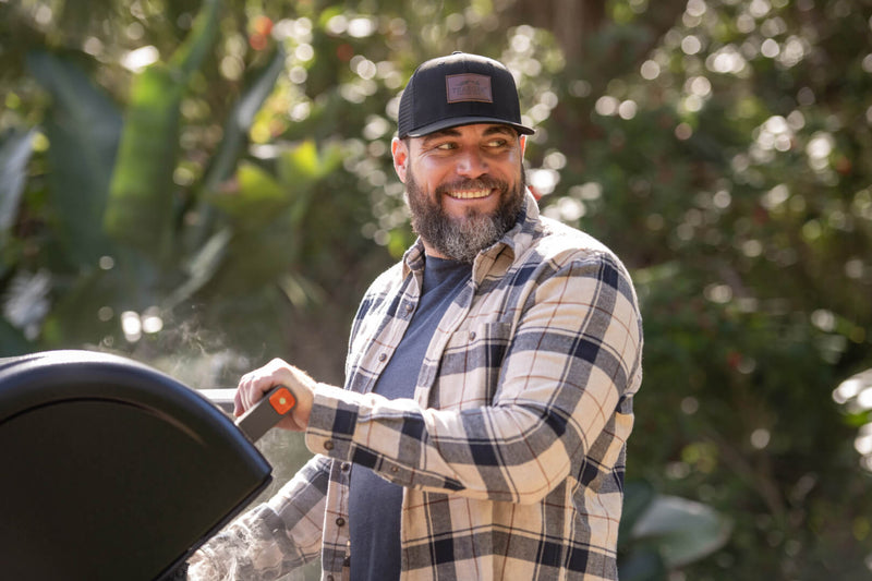 Leather Patch Trucker black - Zubehör - Traeger