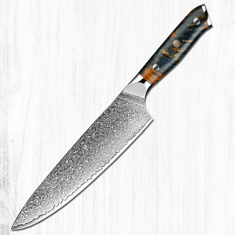 Damast 8" Chefmesser | Terra Line - Zubehör - Ironwood