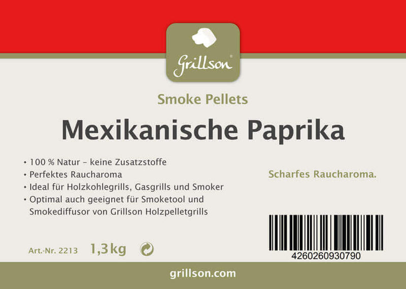 Pellets Mexikanische Paprika (1.3kg) - Pellets - Grillson